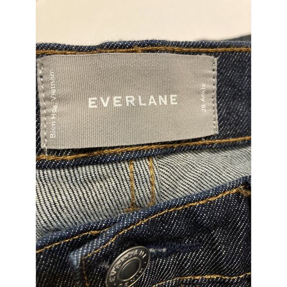Everlane Women’s Mid Rise Denim Skinny Jeans Dark Wash Mid Rise Ankle Size 28 - Picture 8 of 9